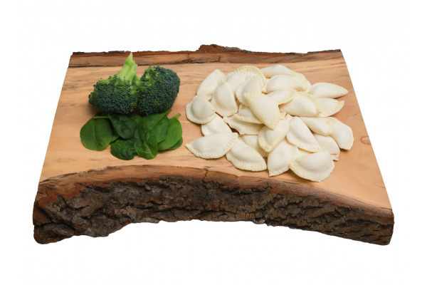 VZORKY Bezgluténové pirohy plnené špenátovo - brokolicovou náplňou 500 g