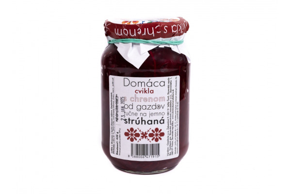 Beetroot with horseradish from Gazdov, 430 g